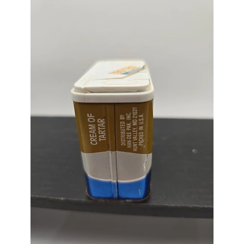 Crescent Cream‎ of Tartar Spice Tin  Seattle Vintage